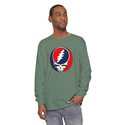 Classic Stealie Vineyard Collection Garment-dyed Long Sleeve T-Shirt