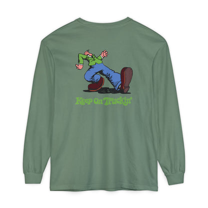 The Do-Dah Man Vineyard Collection Garment-Dyed Two-Sided Long Sleeve T-Shirt