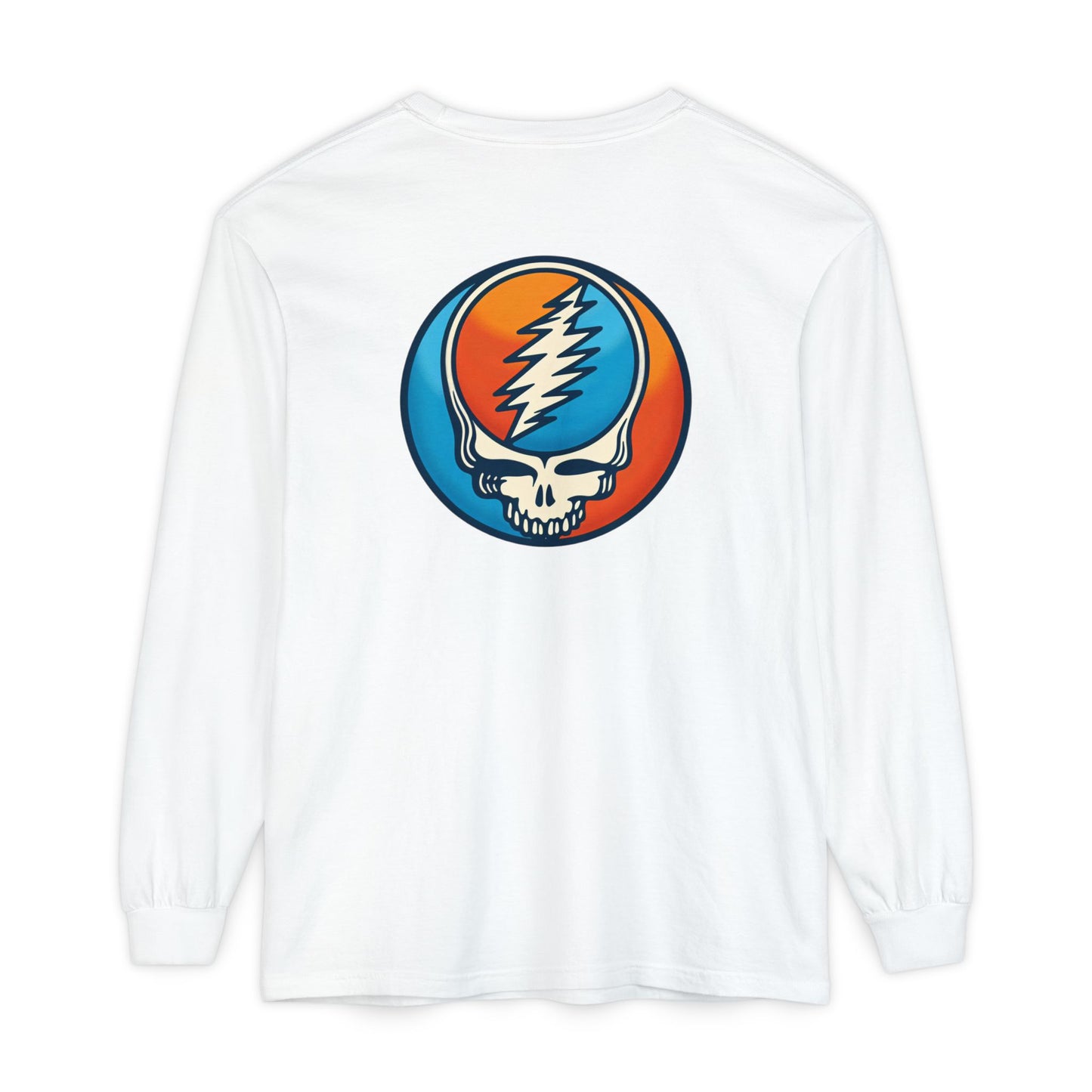 Twisted Stealie Two-Sided Vineyard Collection Garment-dyed Long Sleeve T-Shirt