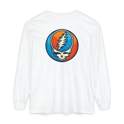 Twisted Stealie Two-Sided Vineyard Collection Garment-dyed Long Sleeve T-Shirt