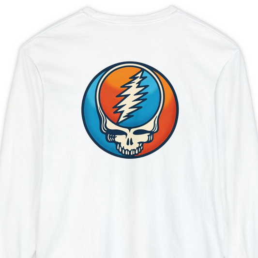 Twisted Stealie Two-Sided Vineyard Collection Garment-dyed Long Sleeve T-Shirt
