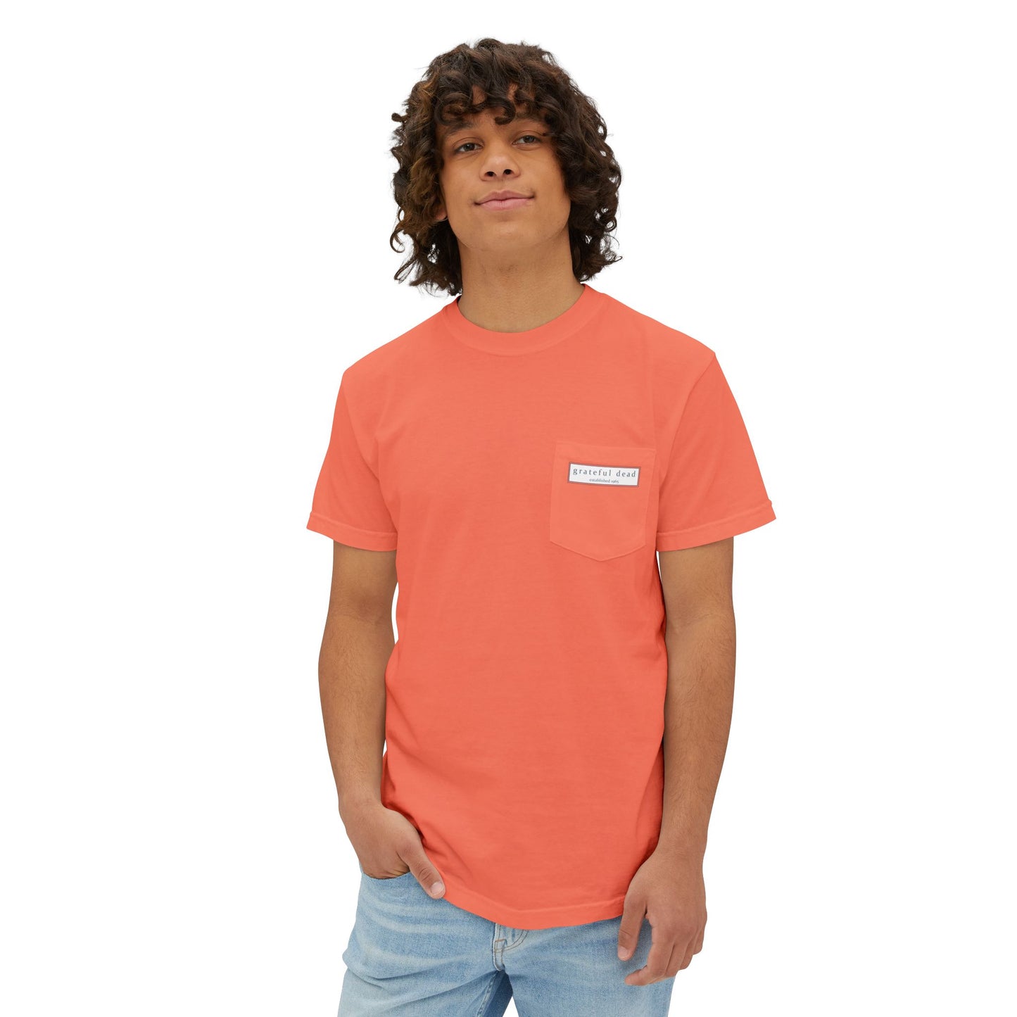 Grateful Dead Jerry Garcia Vineyard Collection Garment-Dyed Pocket T-Shirt