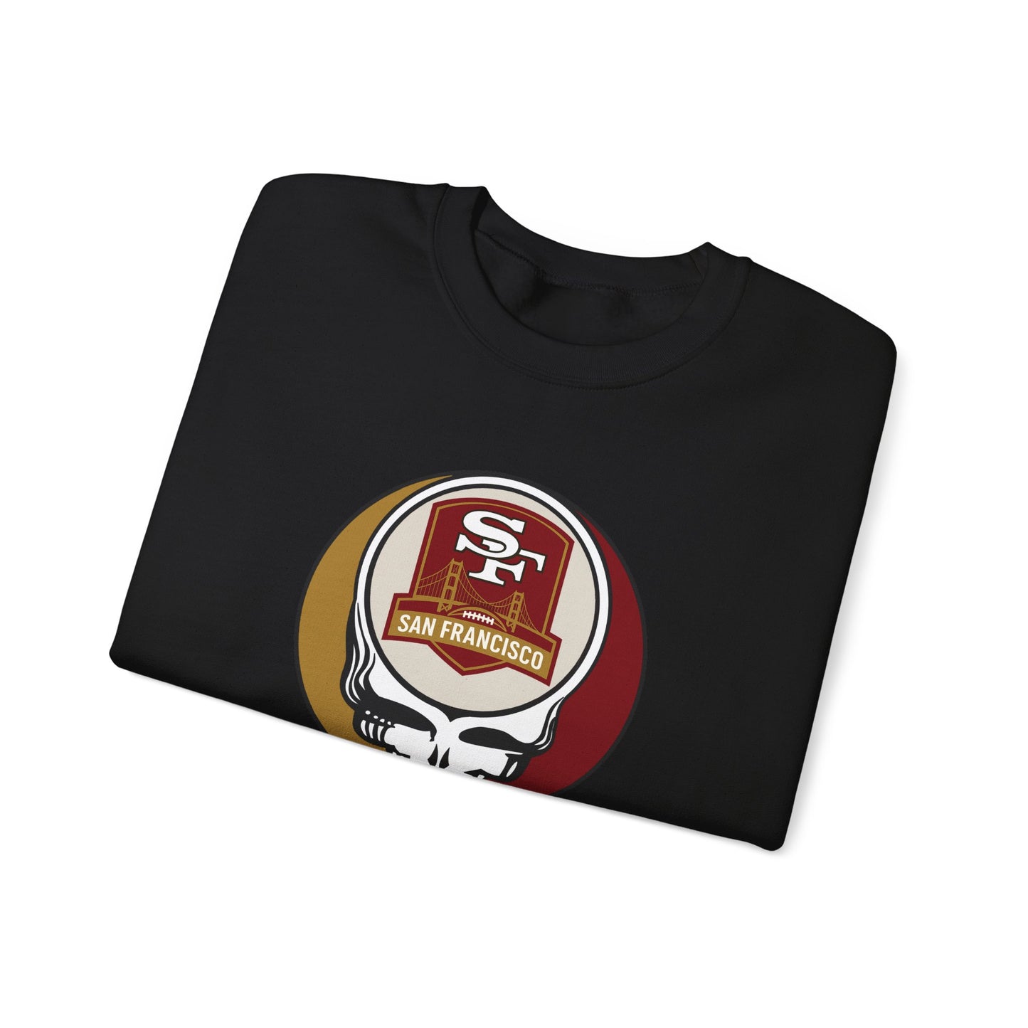 San Franisco Football Grateful Dead Stealie Crewneck Sweatshirt