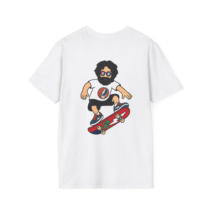 Shreddin' Jerry - Life is dead. Two-Sided Print Grateful Dead TShirt