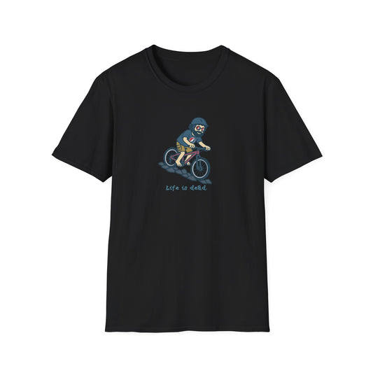 Mountain Bikin' Jerry - Life is dead. Grateful Dead TShirt