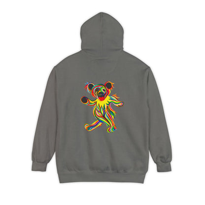 Tie-Dye Bear Vineyard Collection Unisex Garment-Dyed Hoodie