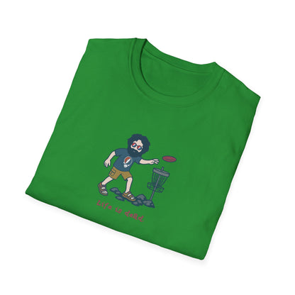 Disc Golfin' Jerry - Life is dead. Grateful Dead TShirt