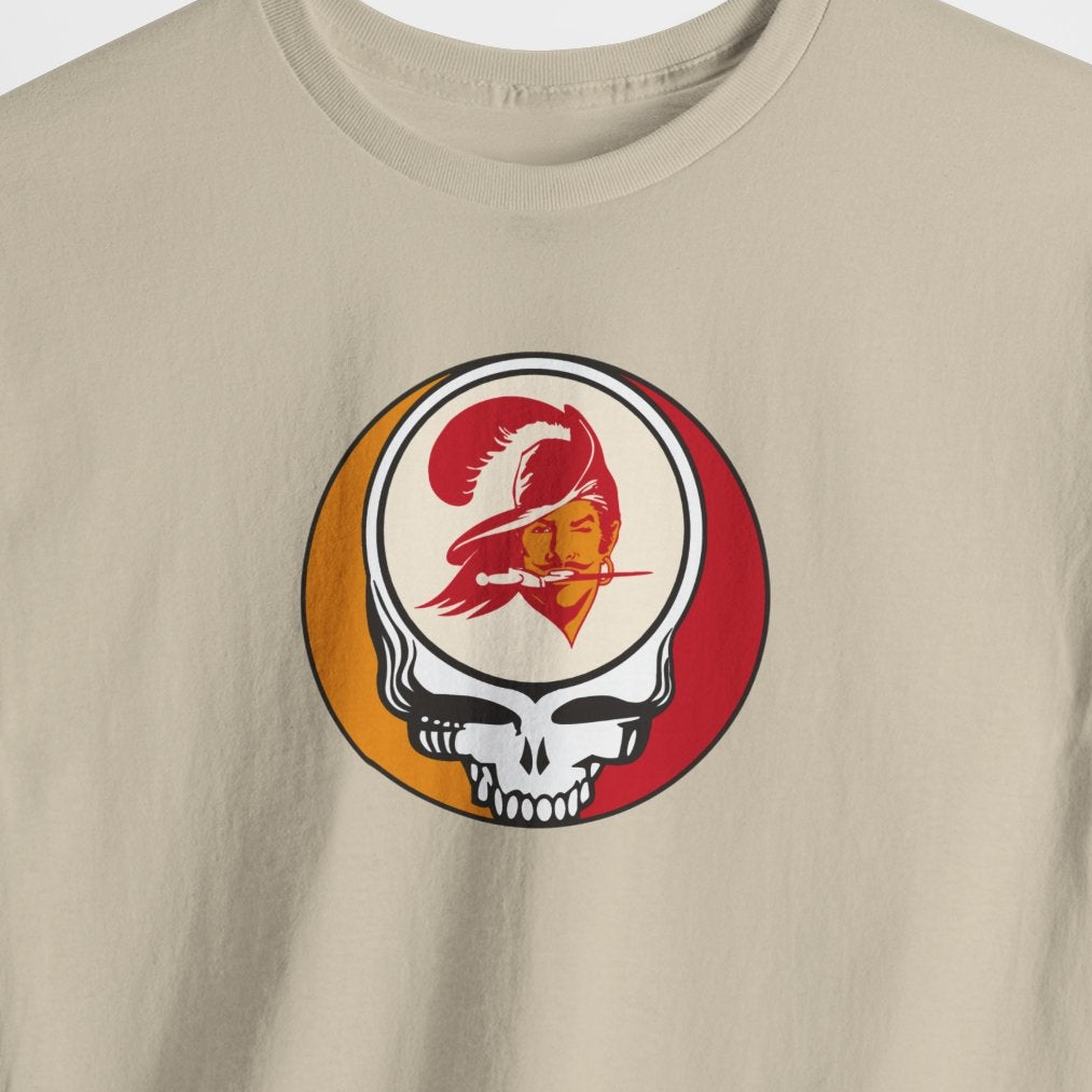 Life is dead. Grateful Grateful Gridiron Collection Tampa Bay Football Edition Stealie Unisex T-Shirt