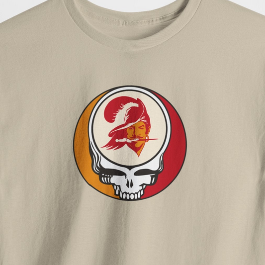 Life is dead. Grateful Grateful Gridiron Collection Tampa Bay Football Edition Stealie Unisex T-Shirt