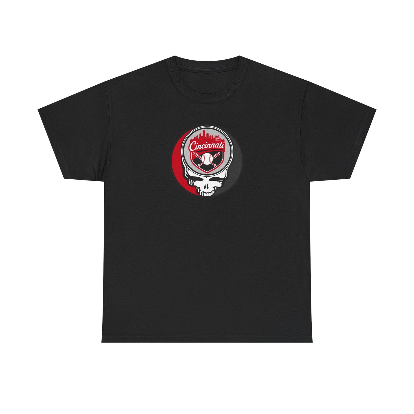 Cincinnati Reds Grateful Dead Steal Your Face T-Shirt - MLB
