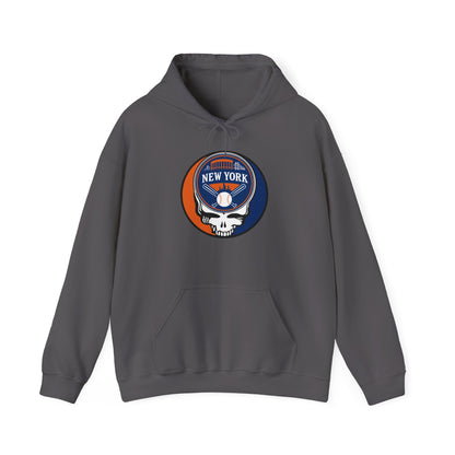 New York Mets Stealie Grateful Dead Unisex Heavy Blend Hoodie - MLB