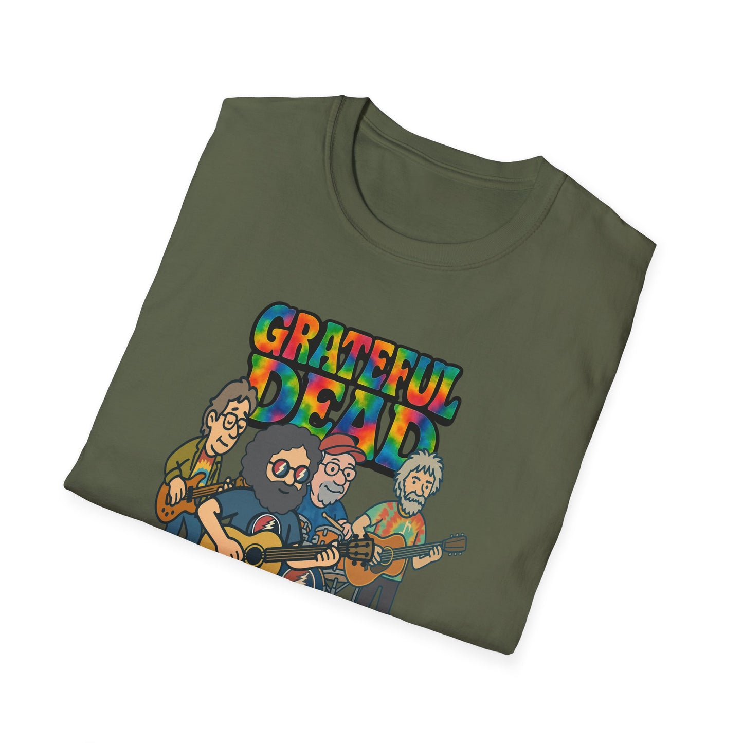 Jerry and The Boys - Life is dead. Grateful Dead TShirt