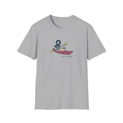 Kayakin' Jerry - Life is dead. Grateful Dead TShirt