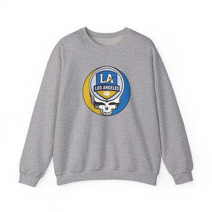 Los Angeles Football Grateful Dead Stealie Crewneck Sweatshirt - NFL
