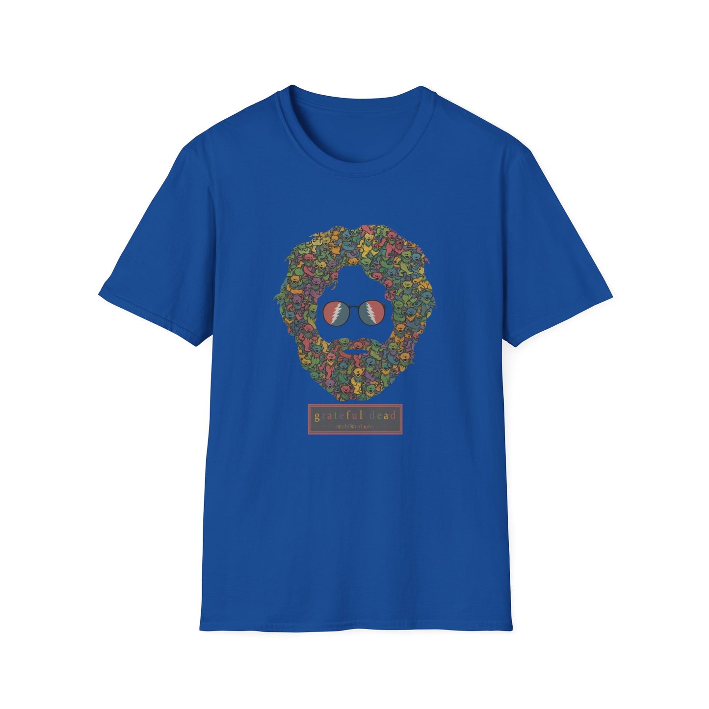 Jerry Garcia Dancing Bears Face - Vineyard Collection Grateful Dead TShirt