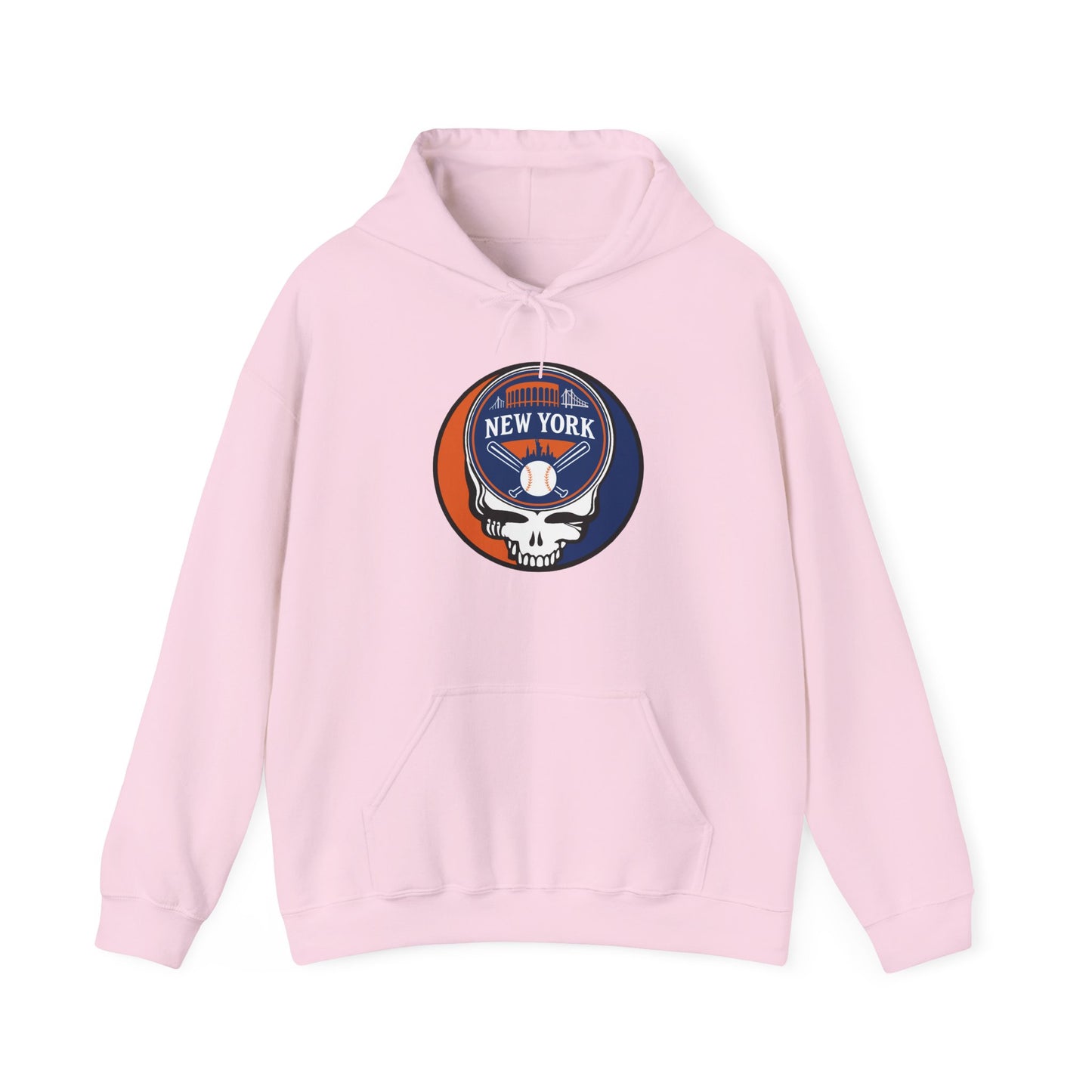 New York Mets Stealie Grateful Dead Unisex Heavy Blend Hoodie - MLB