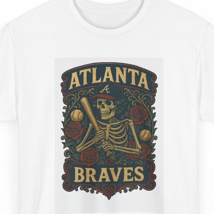 Atlanta Baseball Retro Poster Art T-shirt