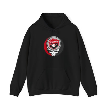 Cincinnati Reds Grateful Dead Unisex Heavy Blend Hoodie - Hooded Sweatshirt