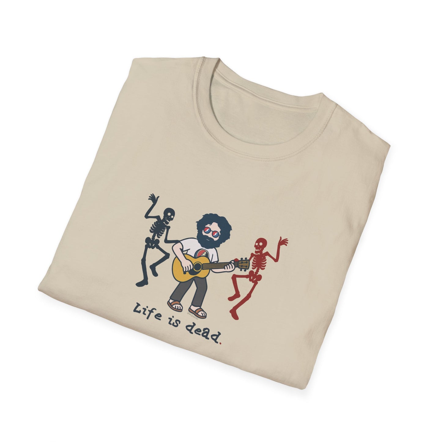 Jammin' Jerry And His Friends - Life is dead. Grateful Dead TShirt