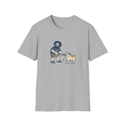 Jerry and Frank are Tuggin' - Life is dead. Grateful Dead TShirt