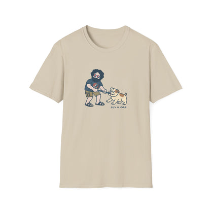 Jerry and Frank are Tuggin' - Life is dead. Grateful Dead TShirt