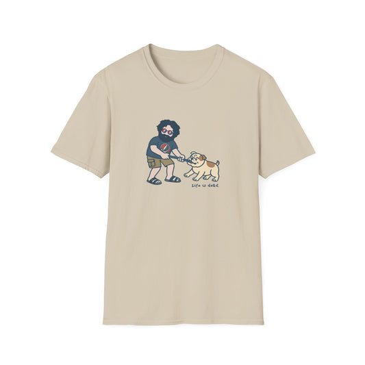 Jerry and Frank are Tuggin' - Life is dead. Grateful Dead TShirt