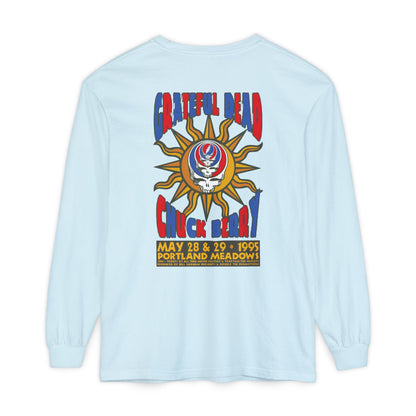 Grateful Dead and Chuck Berry Two-Sided Concert Tee - Vineyard Collection Garment-Dyed Long Sleeve