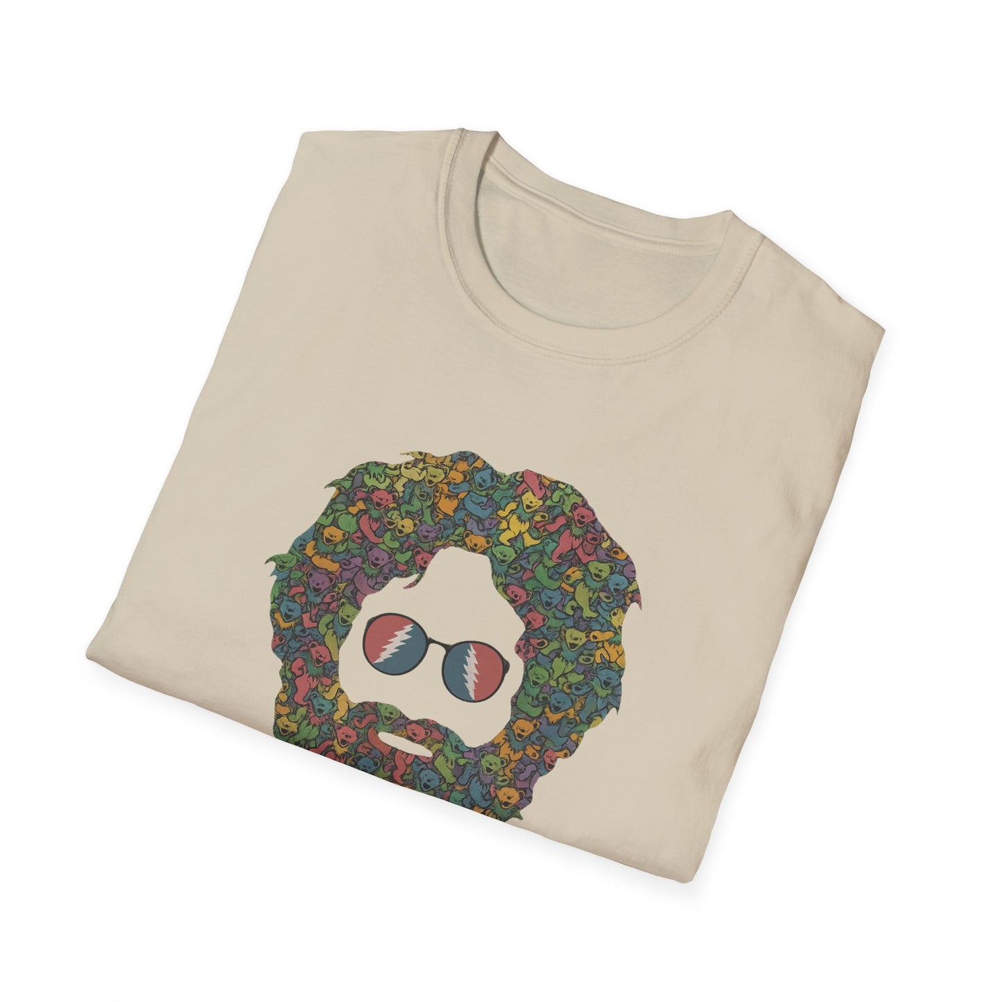 Jerry Garcia Dancing Bears Face - Vineyard Collection Grateful Dead TShirt
