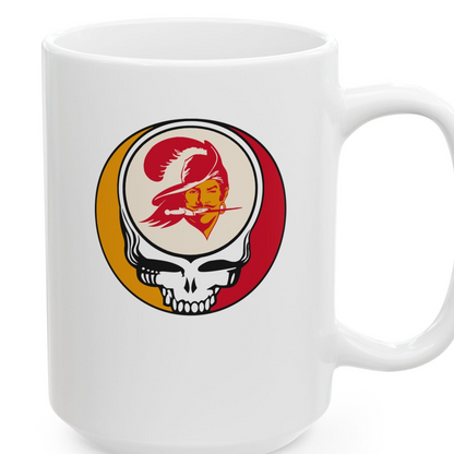 Tampa Bay Football Stealie Ceramic Coffee Mug - 15ounce - NFL