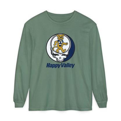 Happy Valley Stealie | University Collection Garment-Dyed Long Sleeve T-Shirt