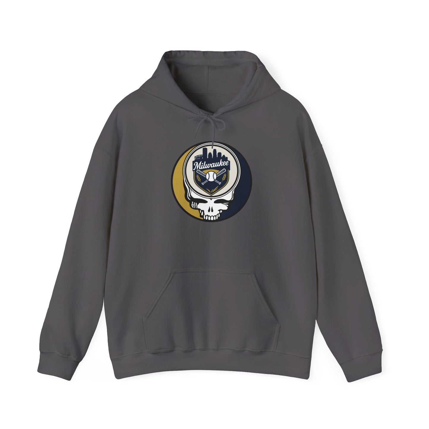 Milwaukee Brewers Grateful Dead Unisex Heavy Blend Hoodie - MLB