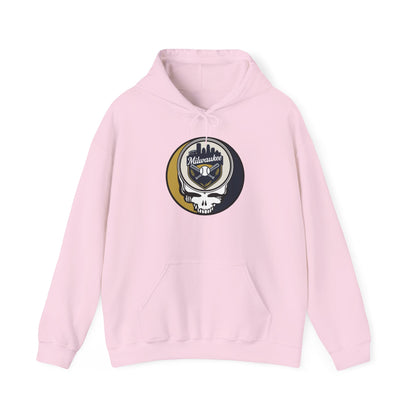 Milwaukee Brewers Grateful Dead Unisex Heavy Blend Hoodie - MLB