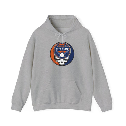 New York Mets Stealie Grateful Dead Unisex Heavy Blend Hoodie - MLB