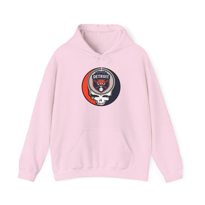 Detroit Tigers Grateful Dead Unisex Heavy Blend Hoodie - Hooded Sweatshirt