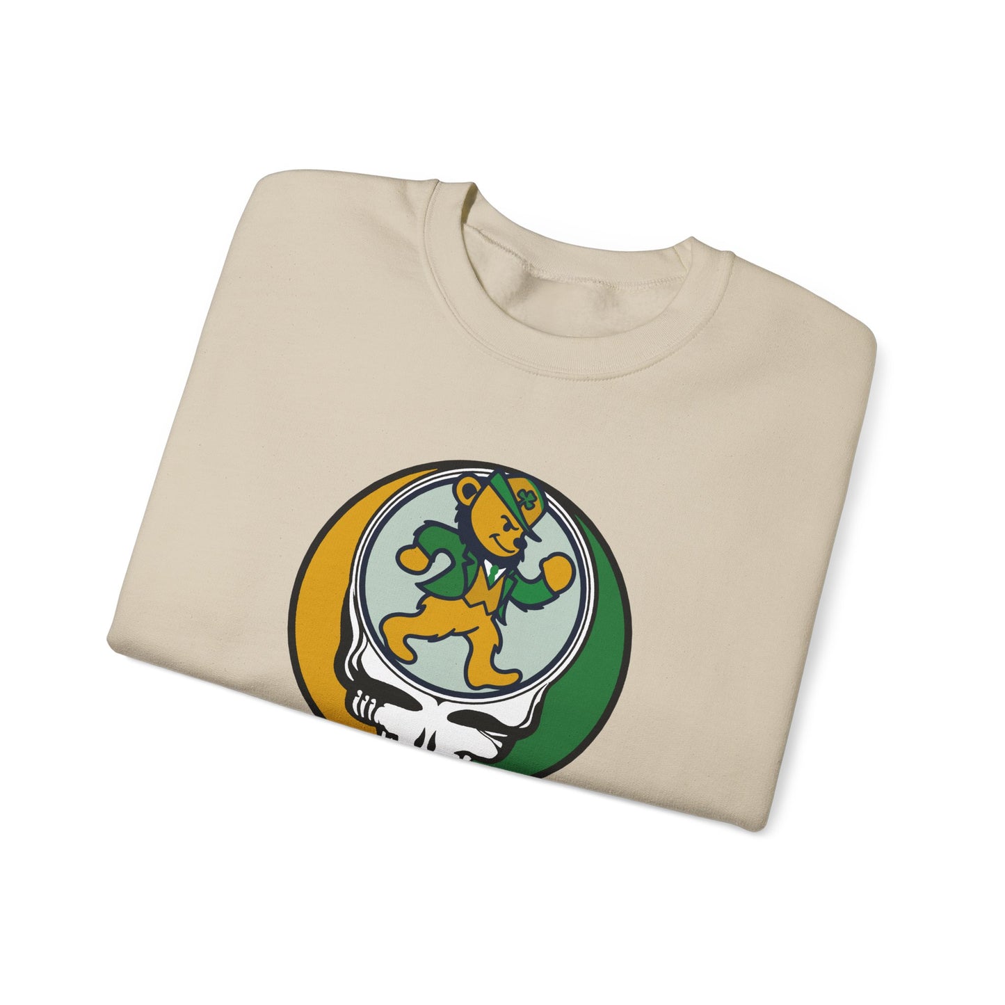 The Irish Dancing Leprechaun Stealie Crewneck Sweatshirt