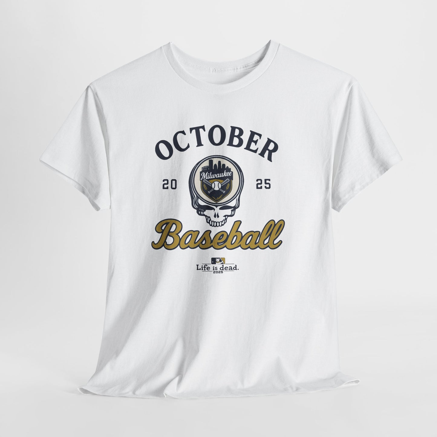 Milwaukee Brewers Playoffs 2025 Stealie Grateful Dead Tshirt
