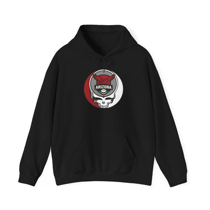Arizona Cardinals Stealie Grateful Dead Hooded Sweatshirt - NFL