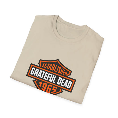 Harley Style Grateful Dead Logo Biker Tee