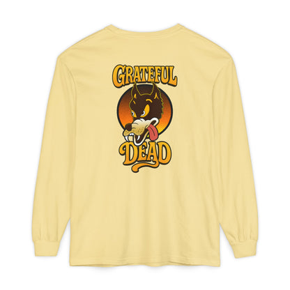 The Wolf Vineyard Collection Garment-Dyed Two-Sided Long Sleeve T-Shirt