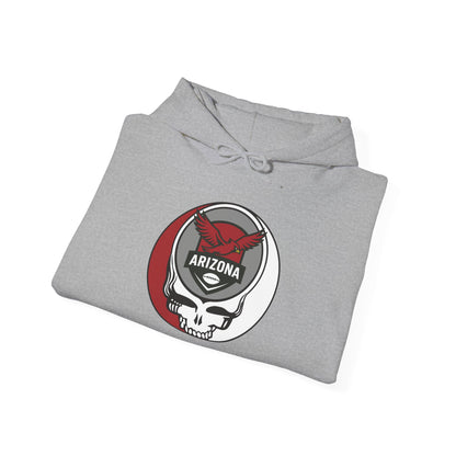 Arizona Cardinals Stealie Grateful Dead Hooded Sweatshirt - NFL
