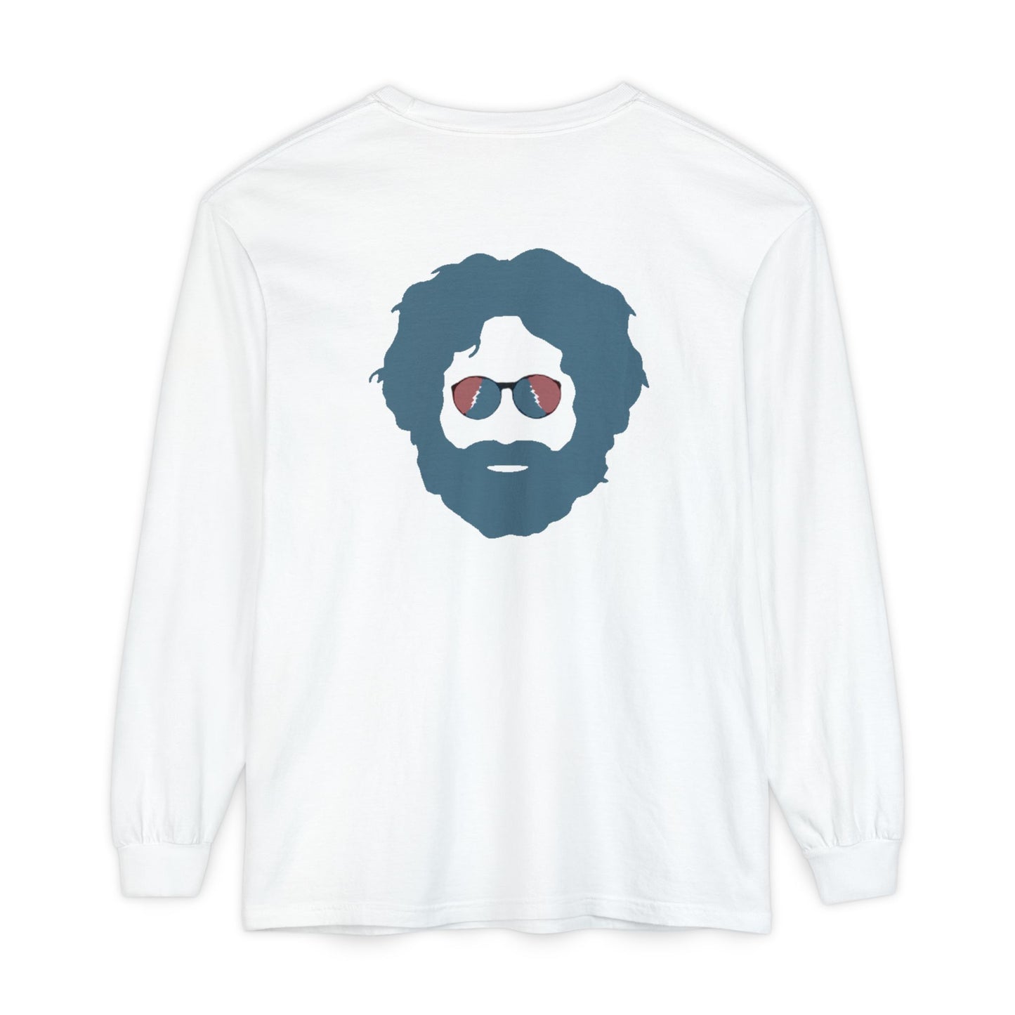 Grateful Dead Jerry Garcia Two-Sided Vineyard Collection Garment-dyed Long Sleeve T-Shirt