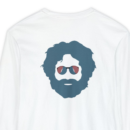 Grateful Dead Jerry Garcia Two-Sided Vineyard Collection Garment-dyed Long Sleeve T-Shirt