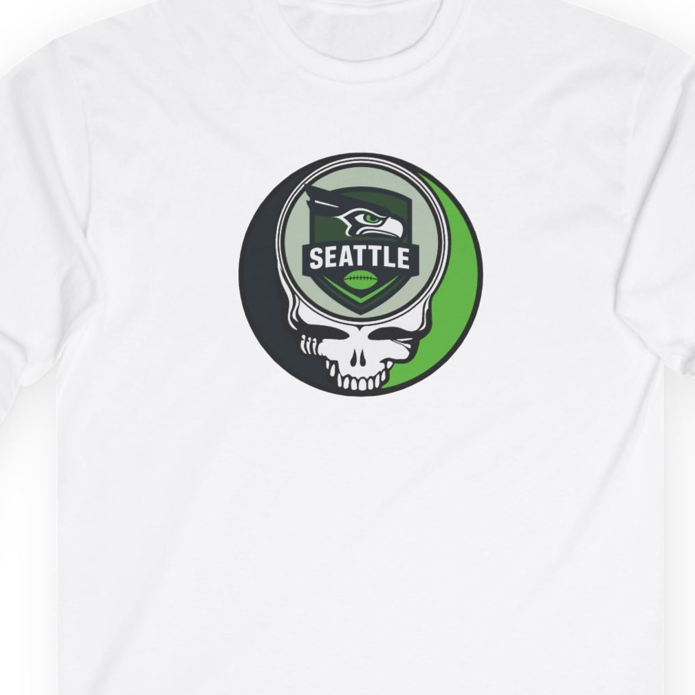 Seattle Football Stealie Ultra Cotton Long Sleeve Tee