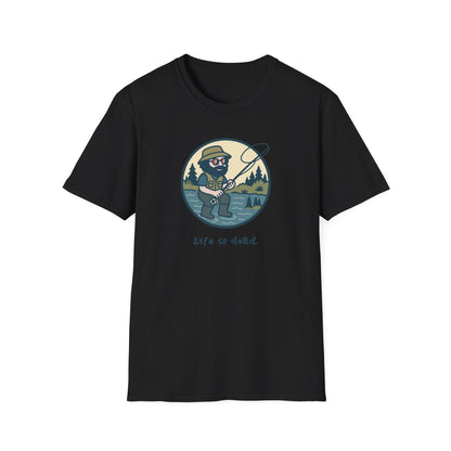 Fly Fishin' Jerry - Life is dead. Grateful Dead TShirt