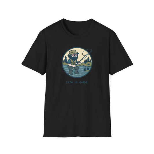 Fly Fishin' Jerry - Life is dead. Grateful Dead TShirt
