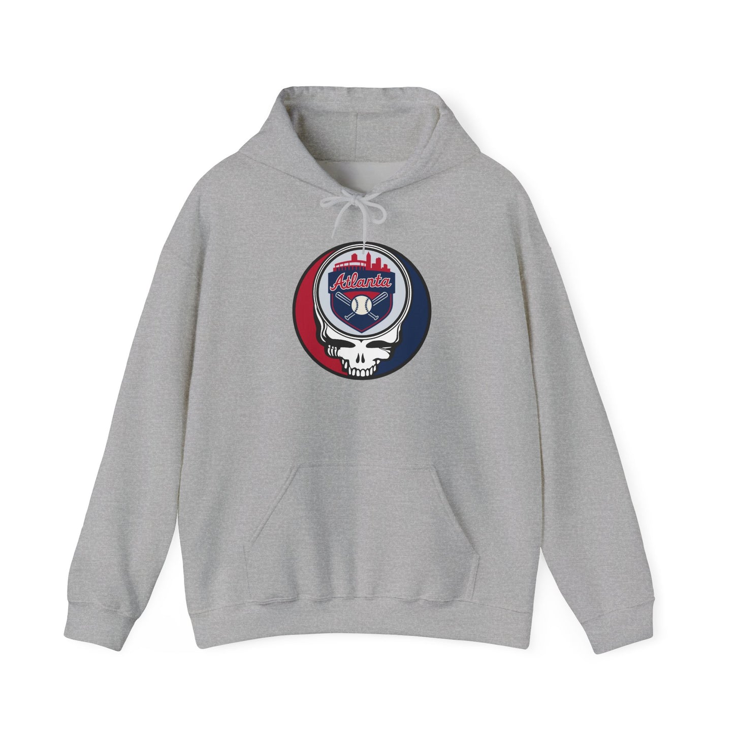 Atlanta Braves Grateful Dead Unisex Heavy Blend Hoodie - Hooded Sweatshirt