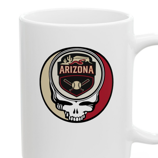 Arizona Diamondbacks Stealie Ceramic Mug - MLB