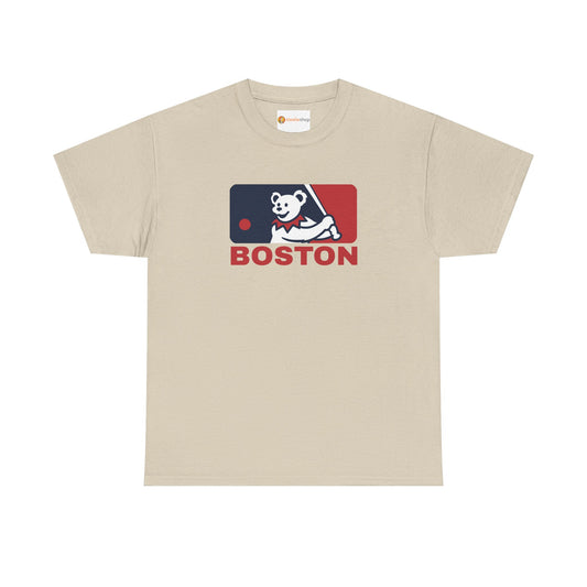 Red Sox MLB Logo Grateful Dead Steal Your Face T-Shirt