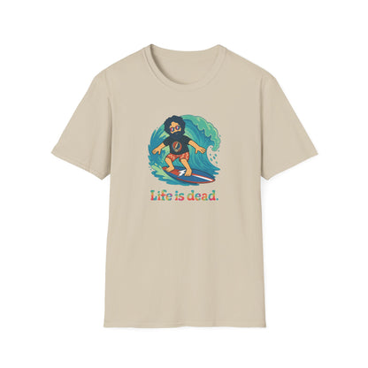 Surfiin' Jerry - Life is dead. Grateful Dead TShirt