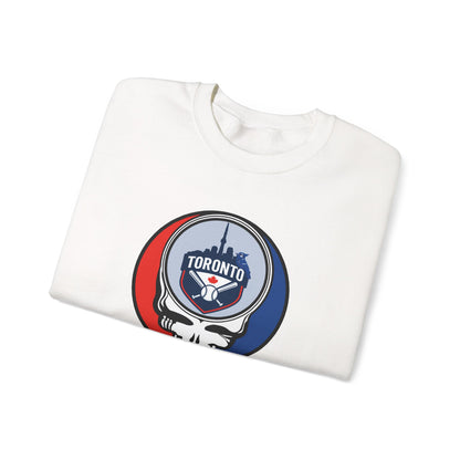 Toronto Blue Jays Stealie Grateful Dead Crewneck Sweatshirt - MLB